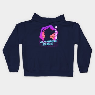 Alphonse Elric - Vaporwave Kids Hoodie